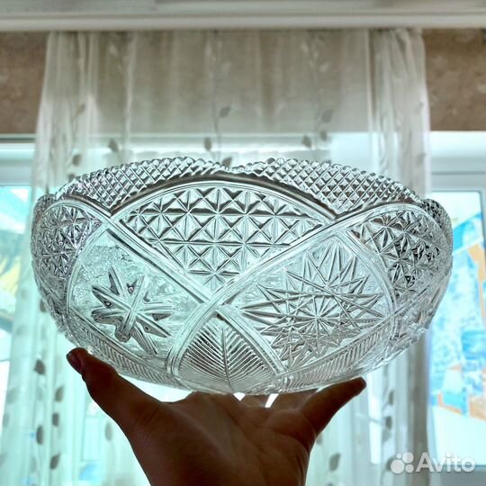 Салатник хрустальный