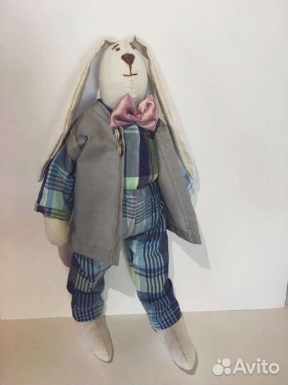 Заяц тильда кролик текстильная кукла