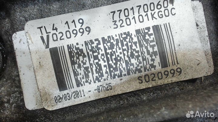 Кпп 6-ст.мех. (МКПП) Nissan Juke, 2011