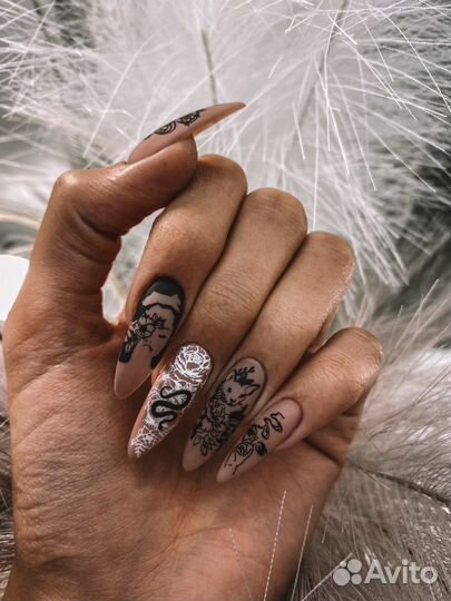 Маникюр, педикюр, брови