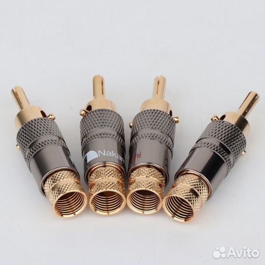 Комплект (4 шт) коннекторов-бананов Nakamichi