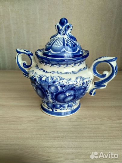 Сахарница Гжель