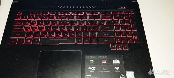 Ноутбук Asus tuf gaming FX FX504GD - RS51