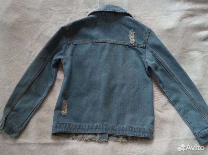 Джинсовая куртка для девочки