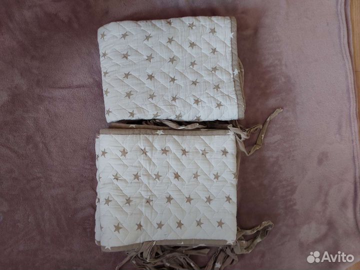 Матрасик и бортик в кроватку