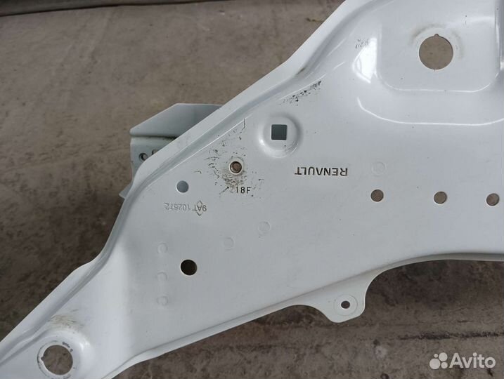 Панель радиатора рено каптюр