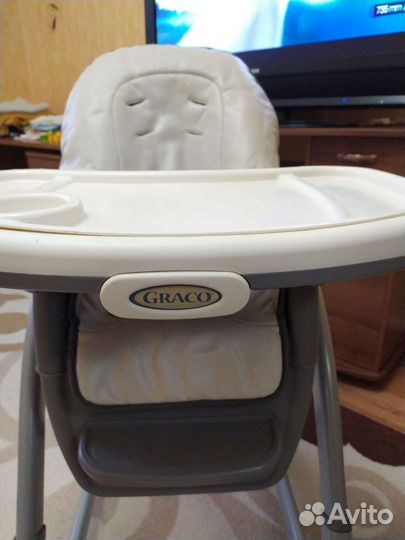Детский стульчик для кормления graco