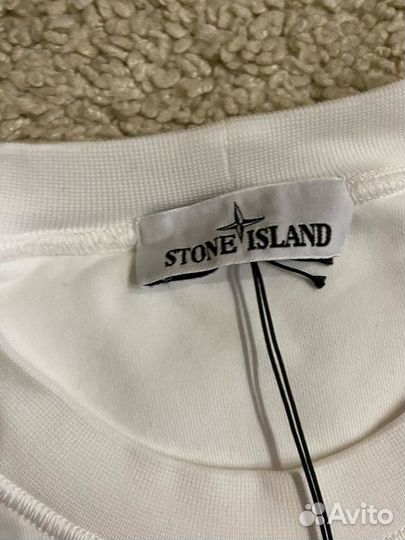 Свитшот Stone Island White Sweatshirt 2022 AW