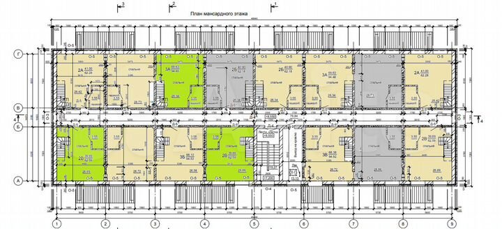 3-к. квартира, 96 м², 3/4 эт.