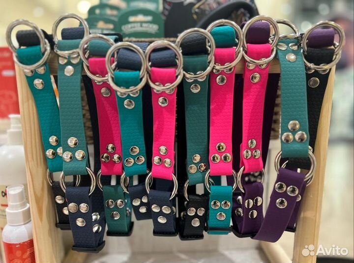 Ошейник из биотана мартингейл, поводок