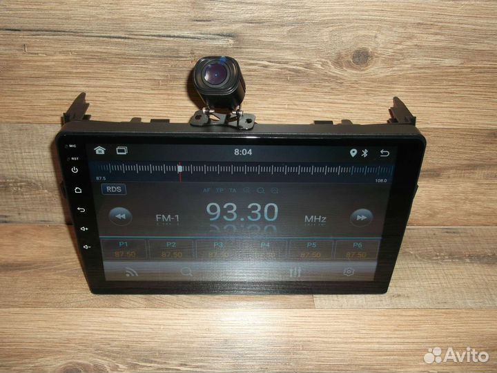 Магнитола Toyota Auris Android камера заднего вида