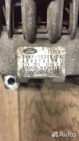 Генератор Ford Fiesta 4 1996 98MF10300CA