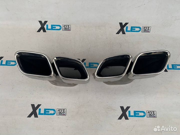 Насадки выхлопа Mercedes w213 AMG