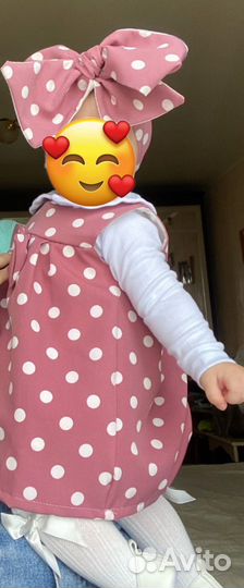 Платье для малышки 68