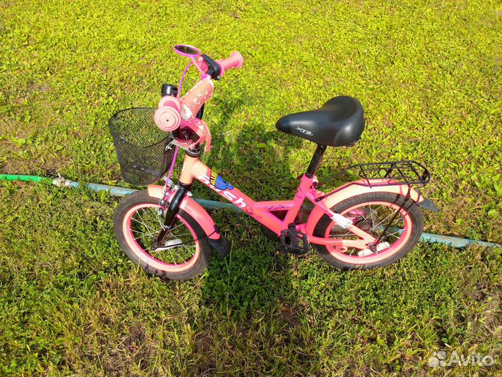 Велосипед 2-х колесный детский для девочки