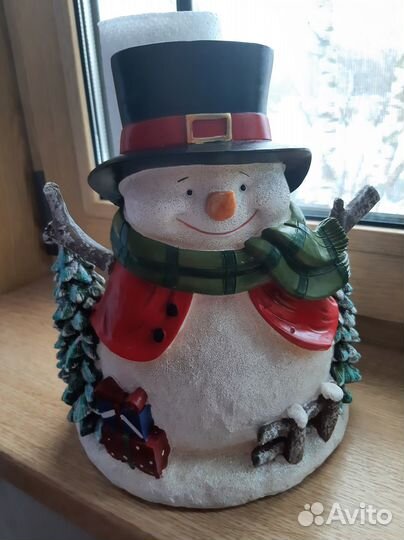 Подставка для бумажных полотенец Снеговик