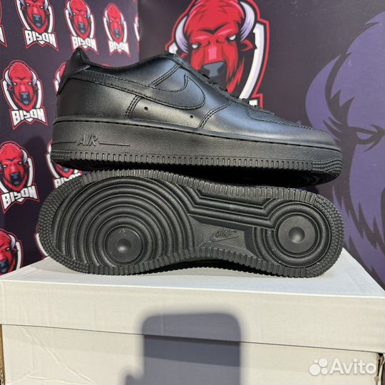 Кроссовки Nike air force 1 черные