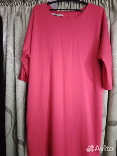 Платье малиновое