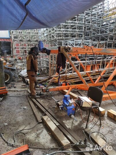 Восстановление секций ремонт стрел башенных кранов