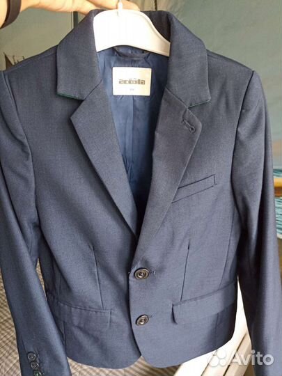 Пиджак школьный для мальчика, 128