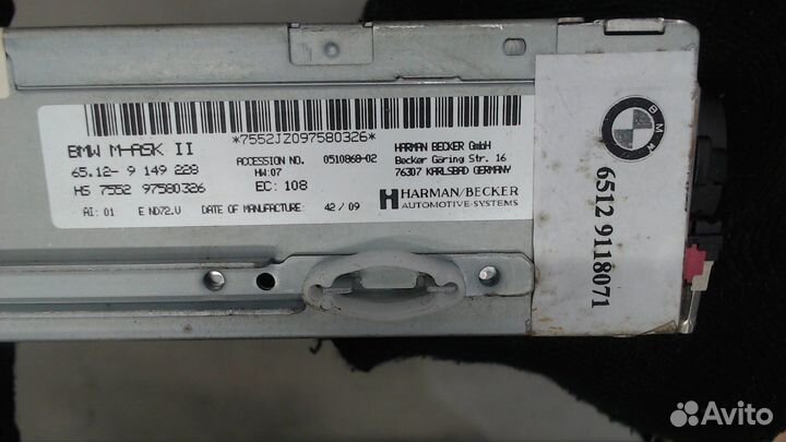 Магнитола BMW 5 E60, 2006