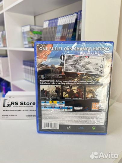 Sniper elite 4 ps4 диск новый