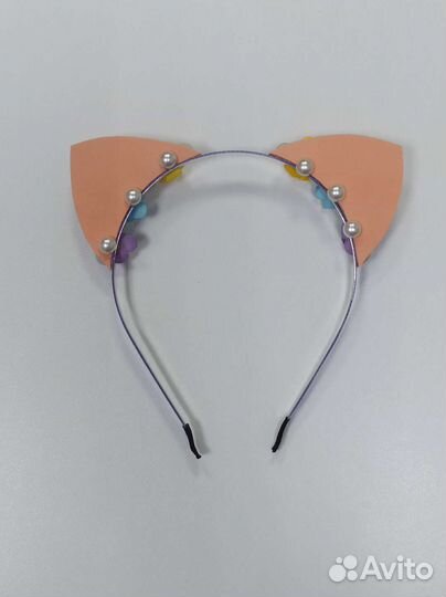 Ободок ушки кошки