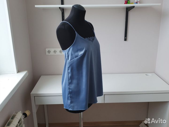 Топ в бельевом стиле, 48 р. Снежная королева