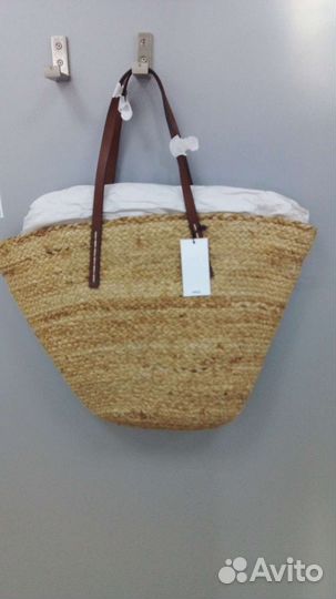 Cумка Mango летняя соломенная джут плетеная новая