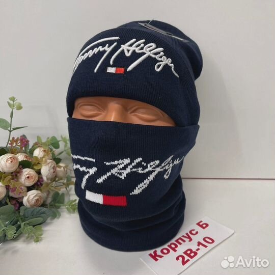 Комплект шапка и снуд для мужчин и женщин