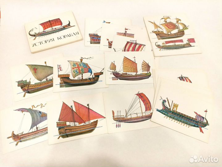 Наборы открыток СССР Флот, корабли, броненосцы
