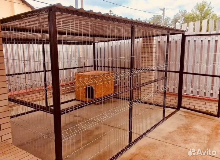 Вольер для собак, эконом 2х2