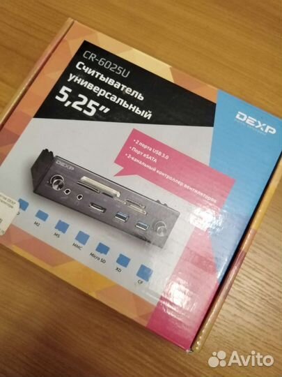 Кардридер с USB 3.0 и аудиоразъемами