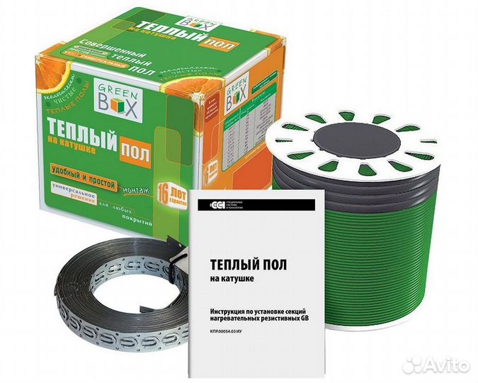 Теплый пол Green Box GB-82 1000Вт