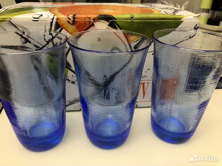 Стаканы итальянские 6 шт