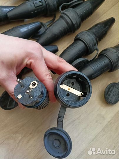 Вилка розетка каучук ABL sursum IP44