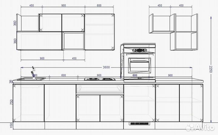Качественный кухонный гарнитур