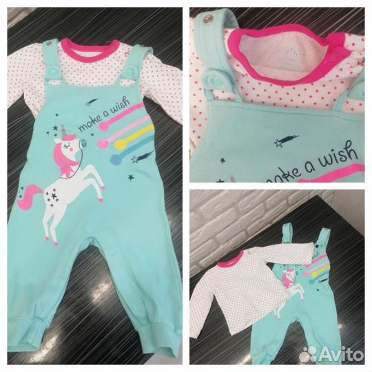 Одежда для девочки 68-74 пакетом