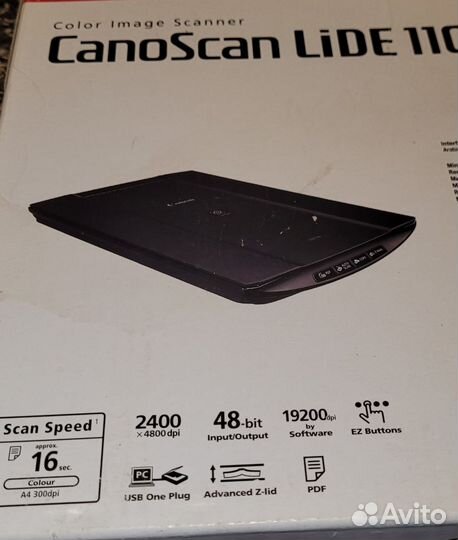Сканер canon lide 110