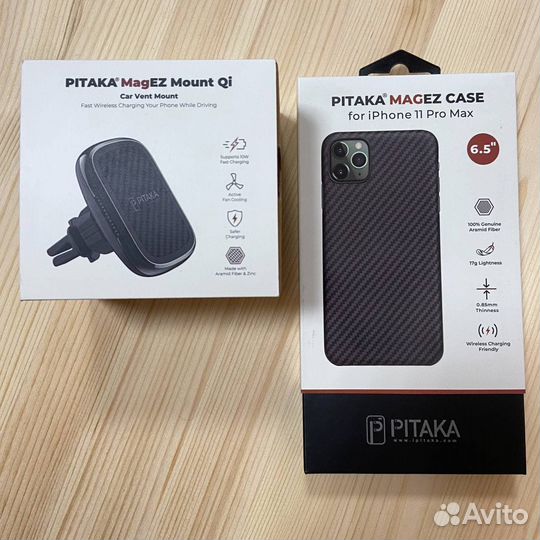 Чехол Pitaka iPhone 11 Pro/ 11 Pro Max + Держатель