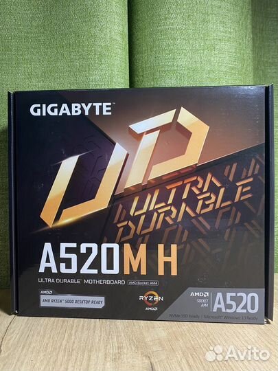 Материнская плата MSI A520M-A PRO+gigabyte A520M H