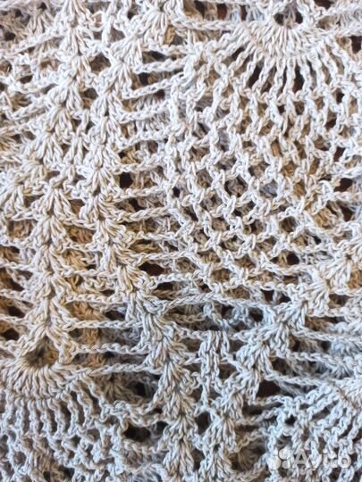 Пелерина шаль льняная ручная работа