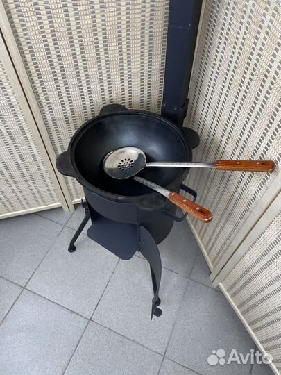 Казан узбекский 22 л с печью