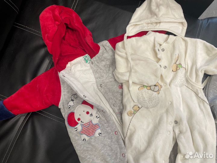 Одежда пакетом для мальчиков 56 - 80 см