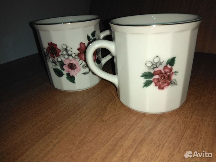 Чашки Чехия 6шт