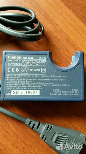 Canon зарядное устройство св-2LSE