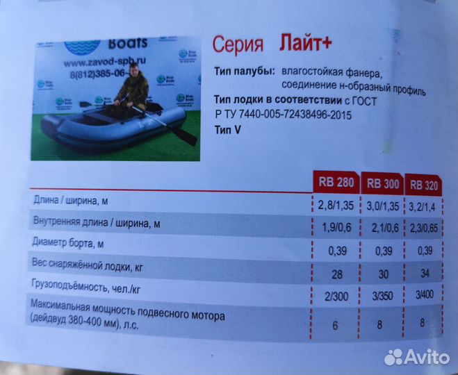 Лодка пвх с мотором