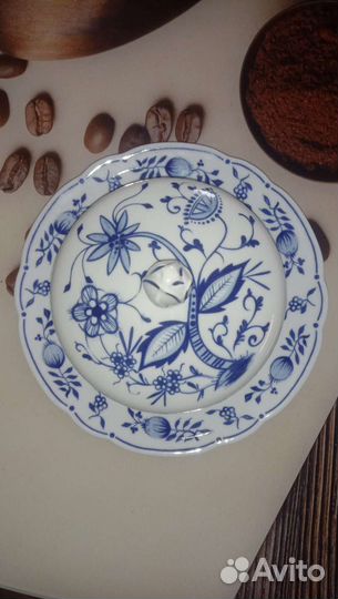 Винтаж Масленка ГДР Синий лук