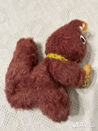 Игрушки СССР белка с шишкой