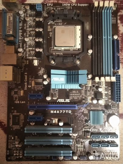Asus M4A77TD с процессором AMD Athlon II X2 255